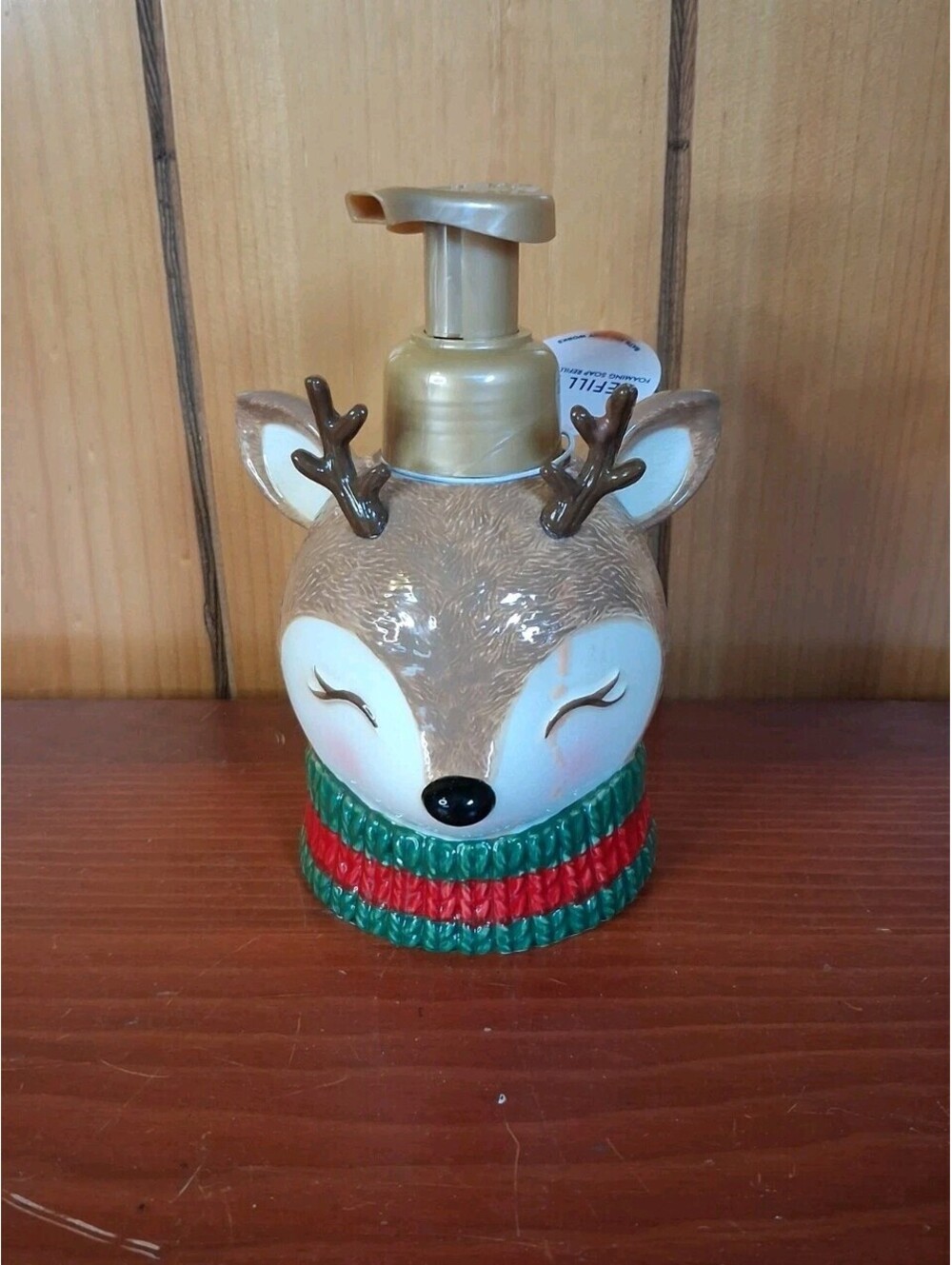 Bath and Body Works Reindeer Foaming Hand Soap DISPENSER Christmas